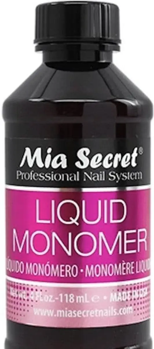 Mia Secret Acryl Liquid Monomer 118ml - Transparant