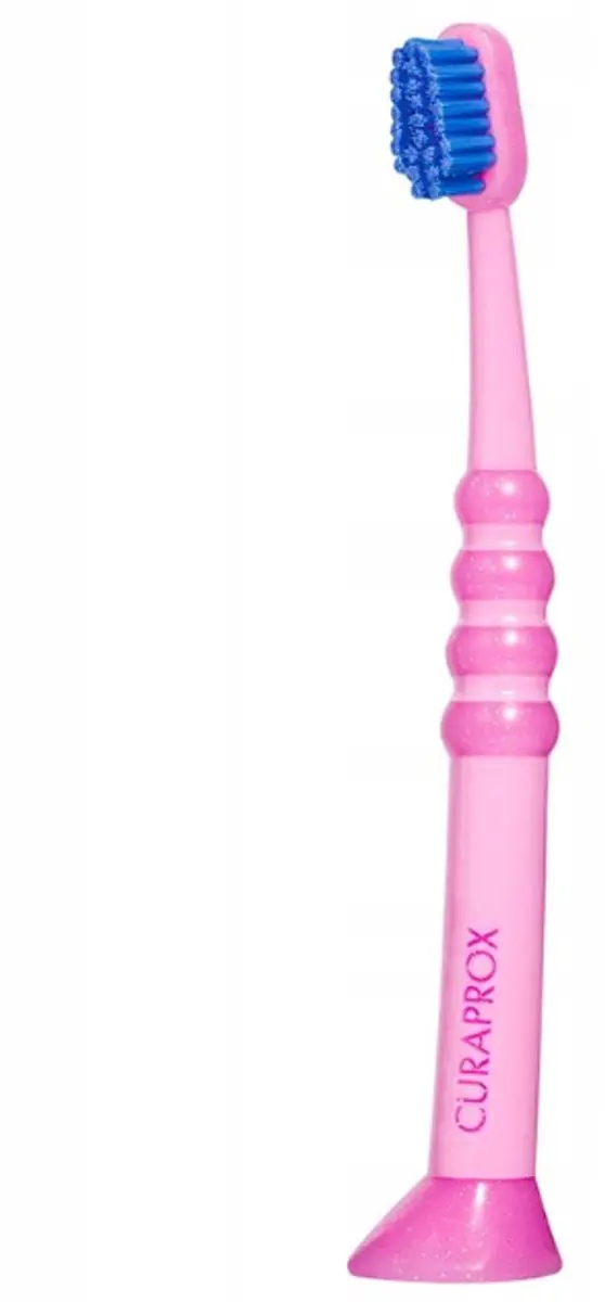 Curaprox Baby Tandenborstel - Extra Zacht - 0-4 Jaar - Roze/Blauw