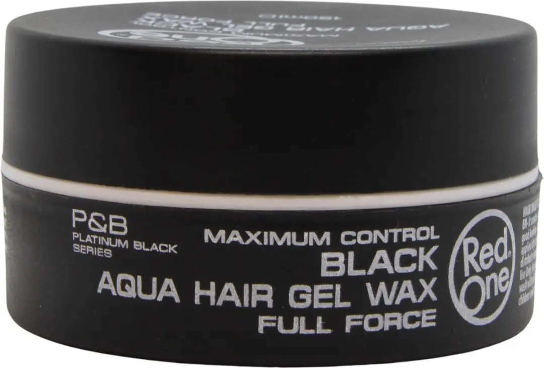 Red One Black Aqua Hair Gel Wax 150ml - 6 Stuks