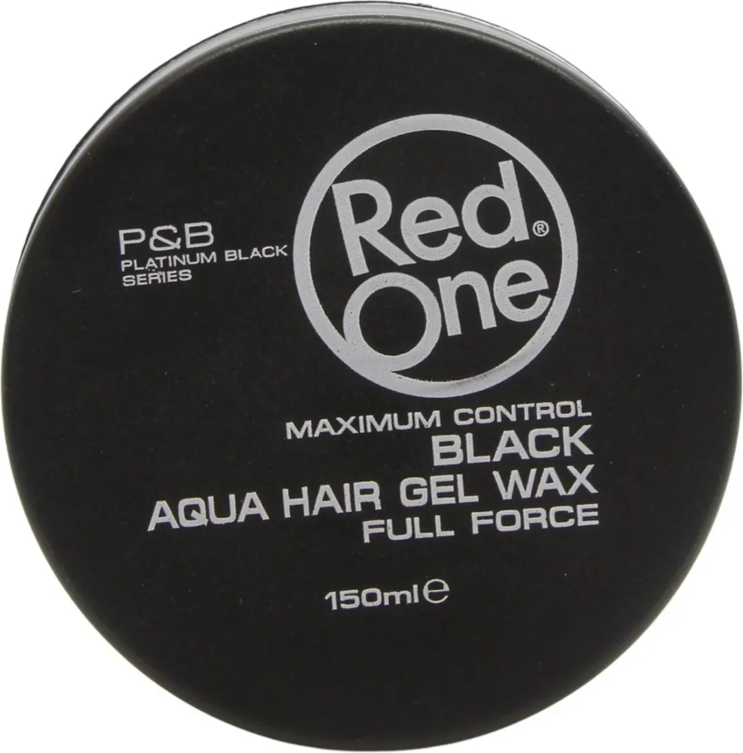 Red One Black Aqua Hair Gel Wax 150ml - 6 Stuks