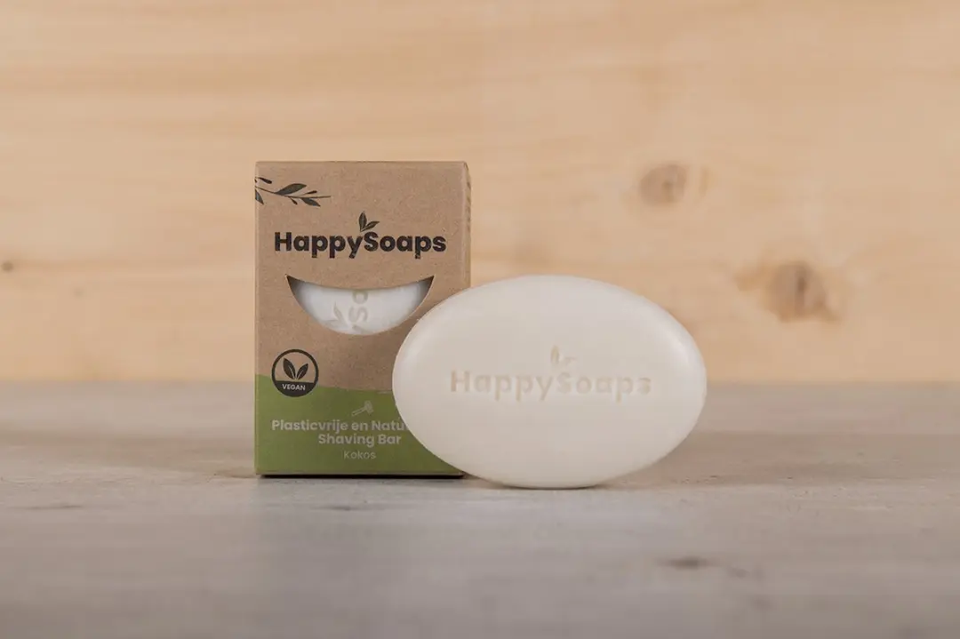 HappySoaps Shaving Bar Kokos - 80g