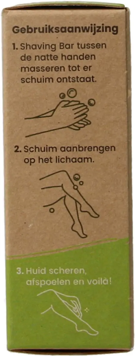 HappySoaps Shaving Bar Kokos - 80g - afbeelding 6 van 6