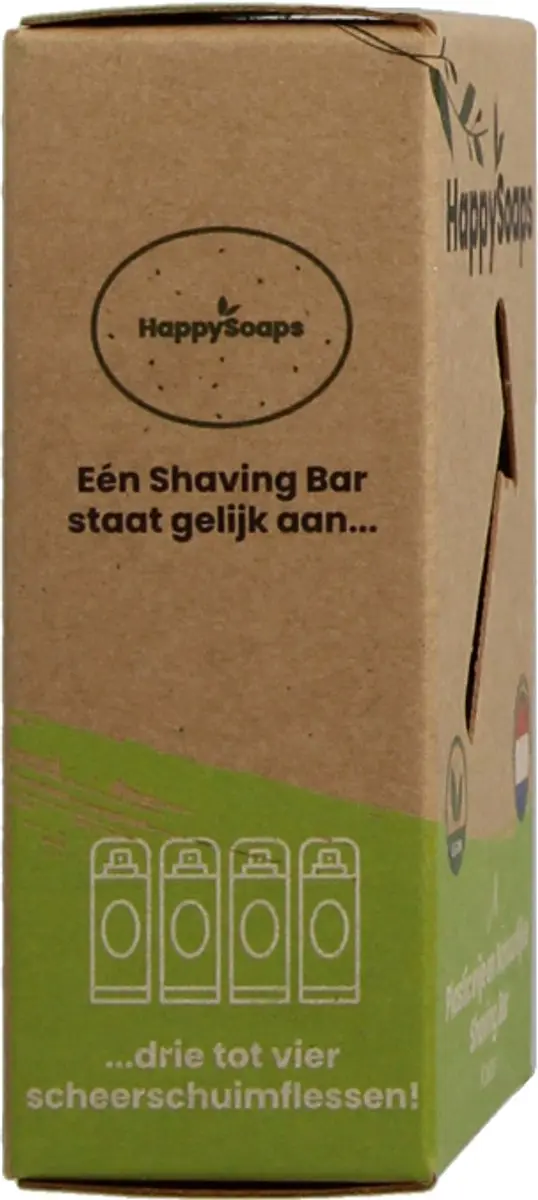 HappySoaps Shaving Bar Kokos - 80g