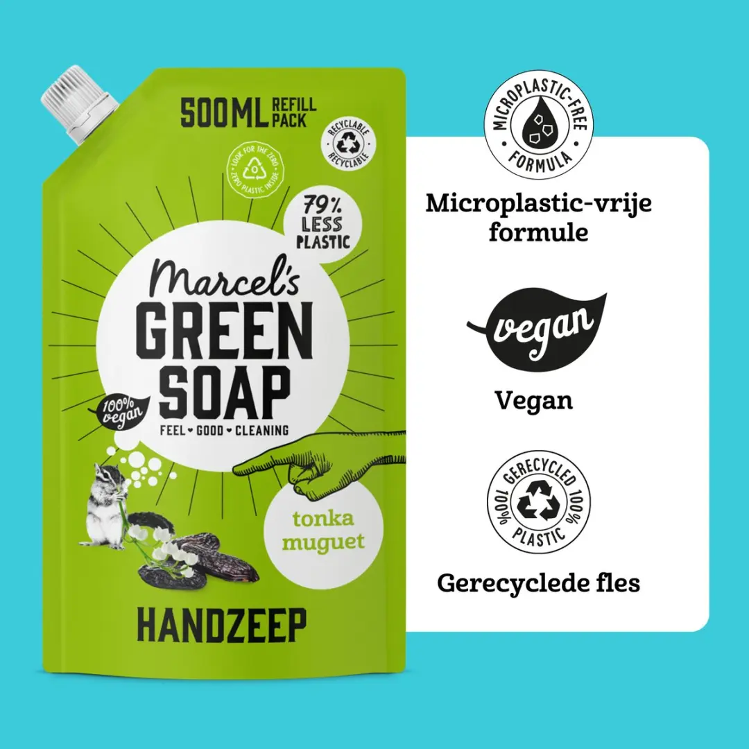 Marcel's Green Soap Handzeep Refill Tonka & Muguet 3L