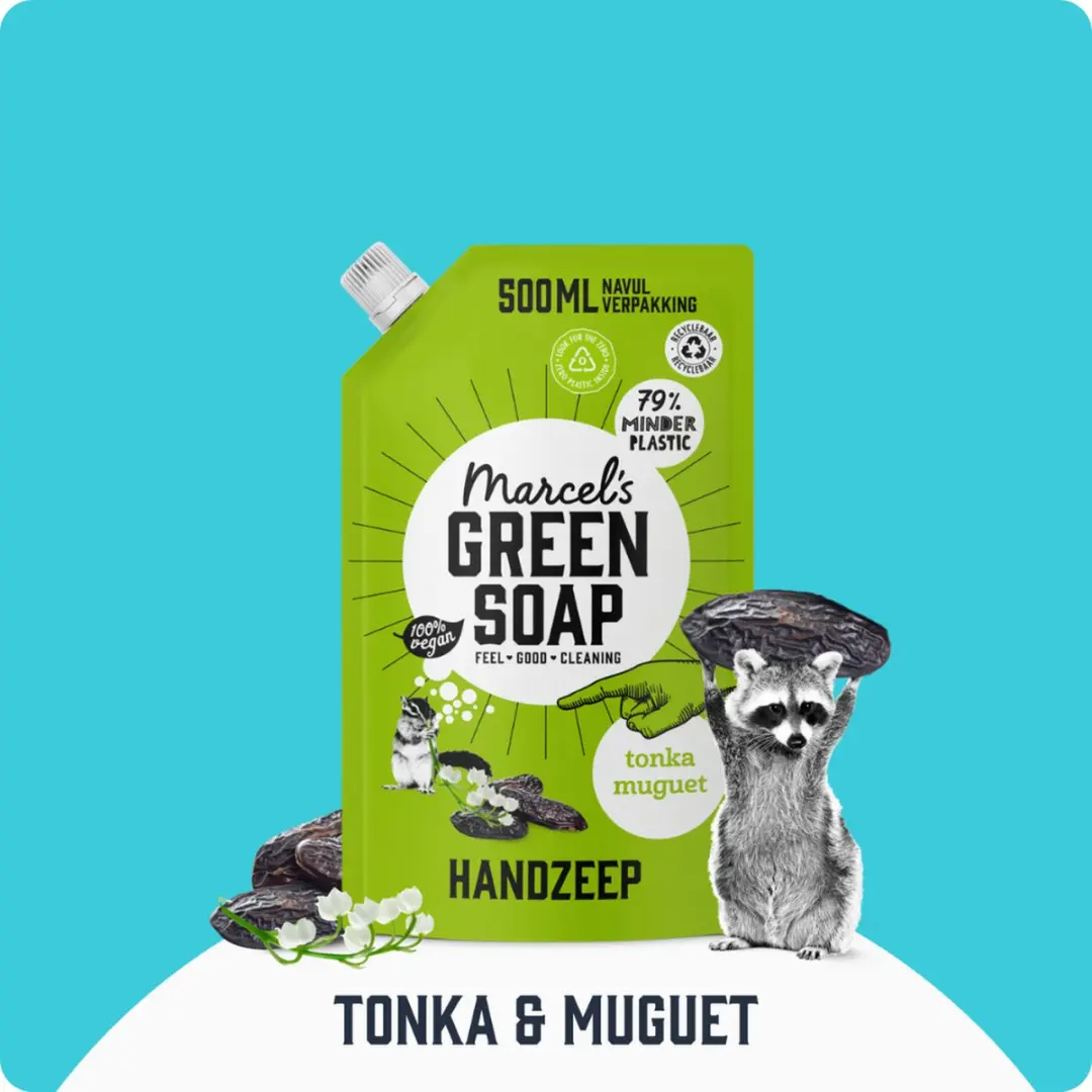 Marcel's Green Soap Handzeep Refill Tonka & Muguet 3L