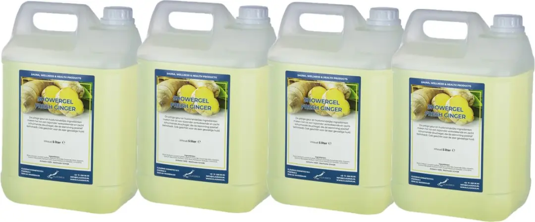 Splashbox Cosmetics Claudius Douchegel Fresh Ginger 5L