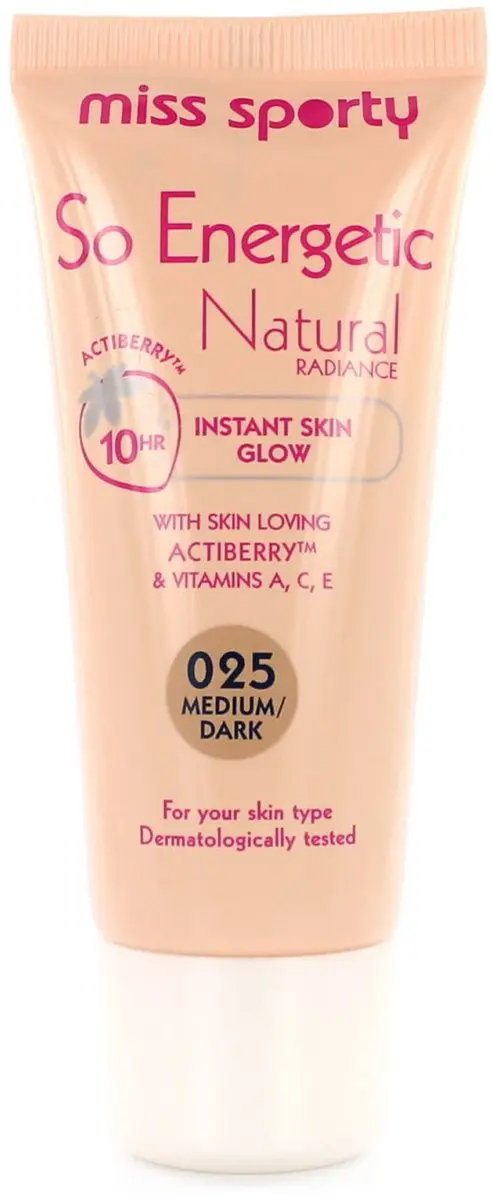 Miss Sporty So Energetic Natural Radiance Foundation - Beige 30ml