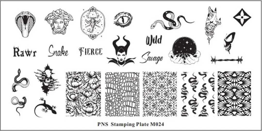Korneliya PNS Stamping Plate MINI M024 - 24
