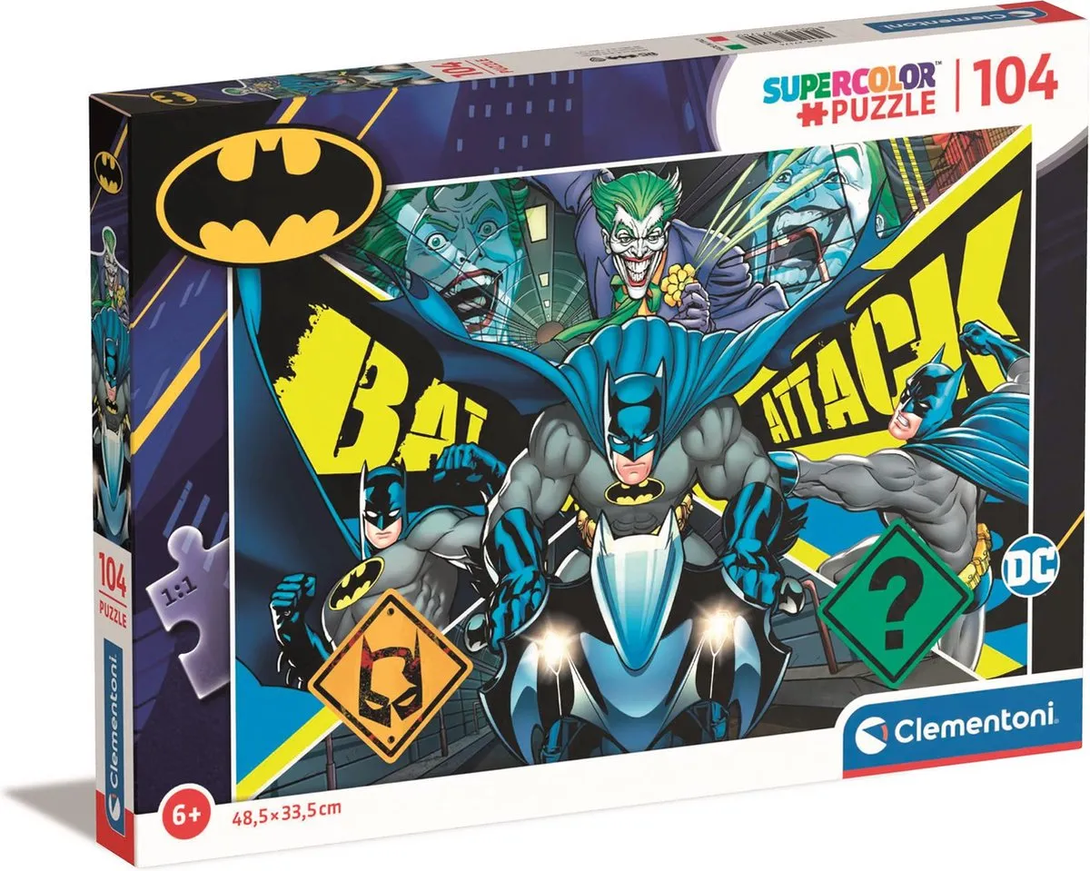 Clementoni Batman 2023 Kinderpuzzel 104 Stukjes
