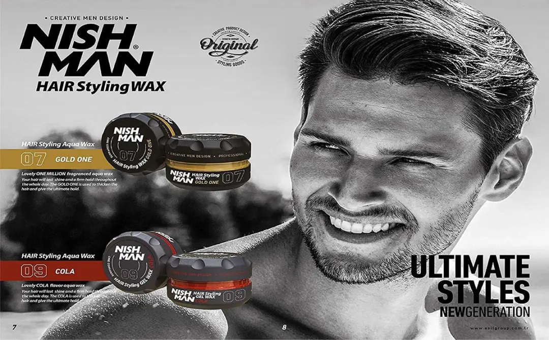 Nishman Aqua Gel Wax B9 Cola Haarwax 150ml