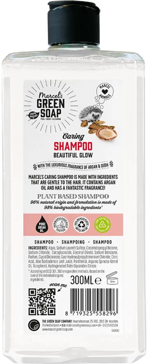 Marcel's Green Soap Shampoo Argan & Oudh 300ml