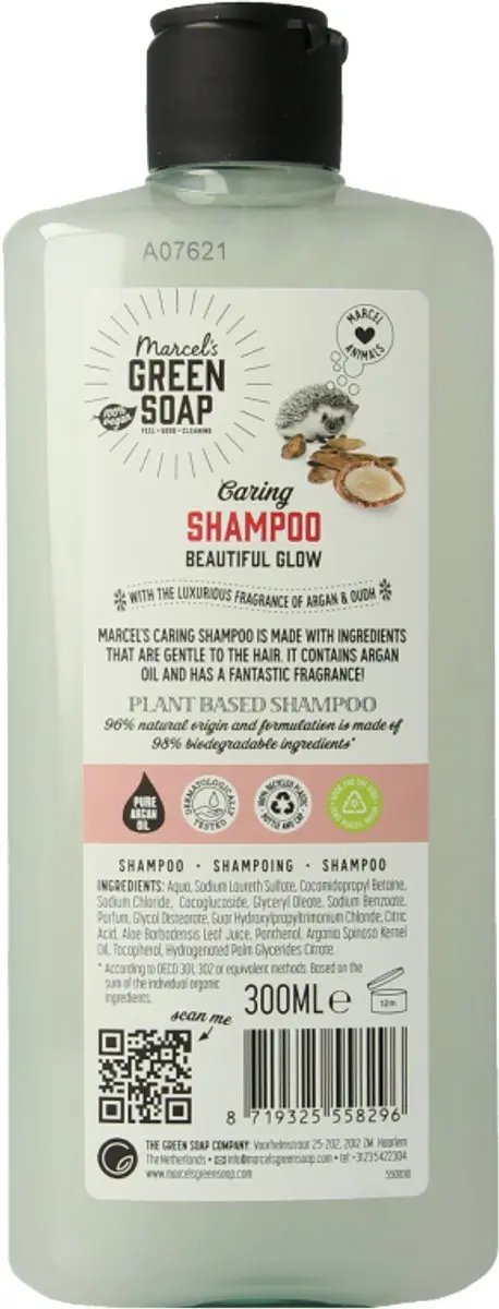 Marcel's Green Soap Shampoo Argan & Oudh 300ml