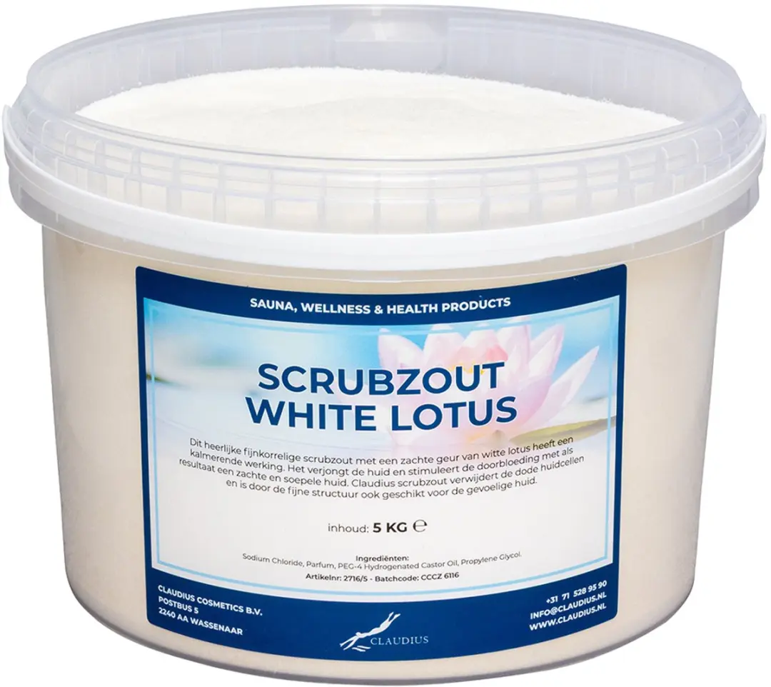 Splashbox Cosmetics Scrubzout White Lotus 5 kg