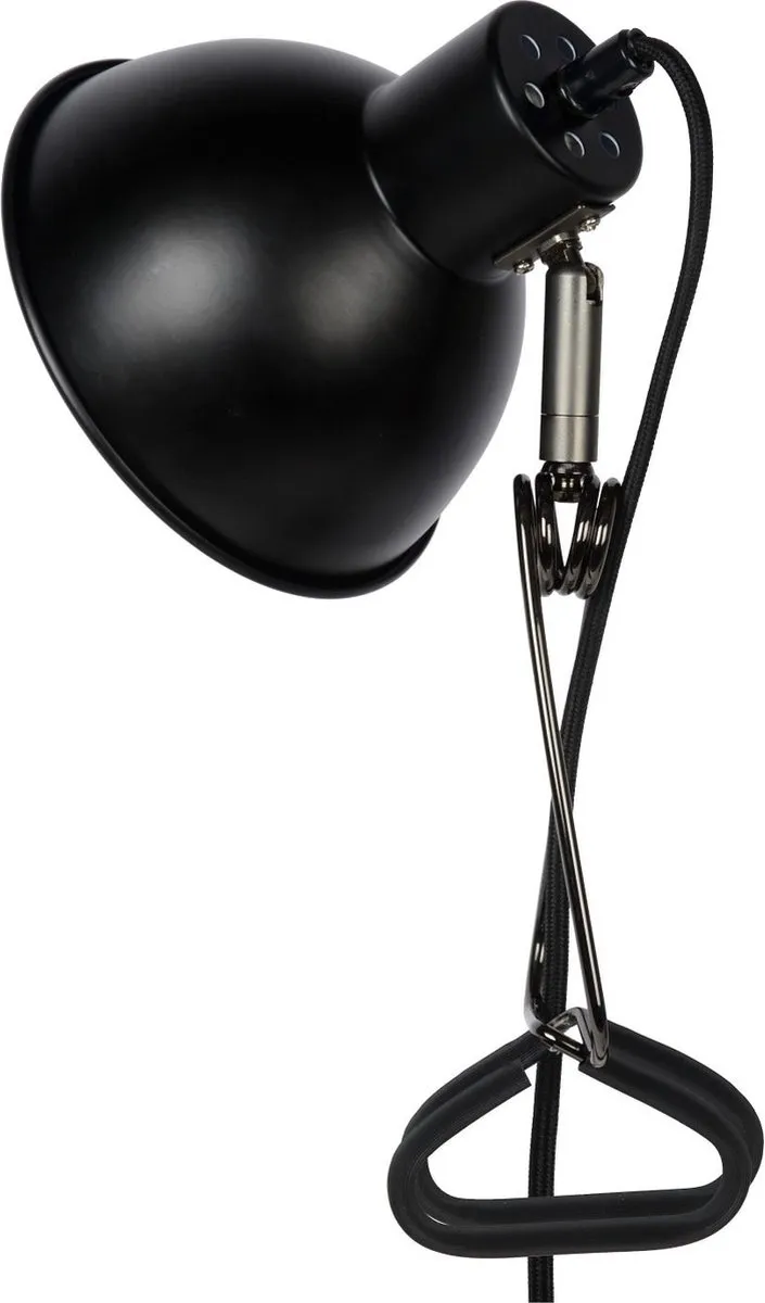 Lucide MOYS Klemlamp E27 - 40W - Zwart