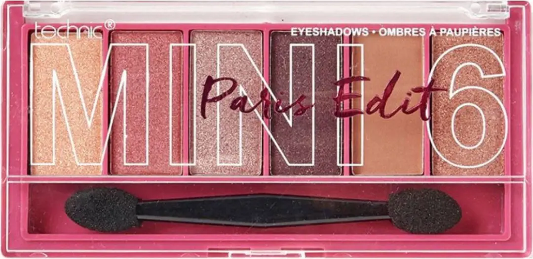 Technic Mini 6 Oogschaduw Palette Paris Edit