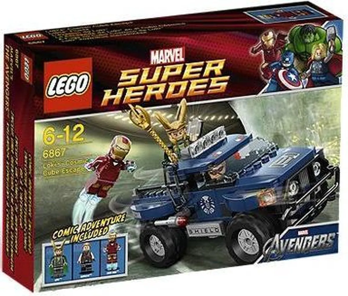 LEGO Loki's Kosmische Kubus Ontsnapping 6867
