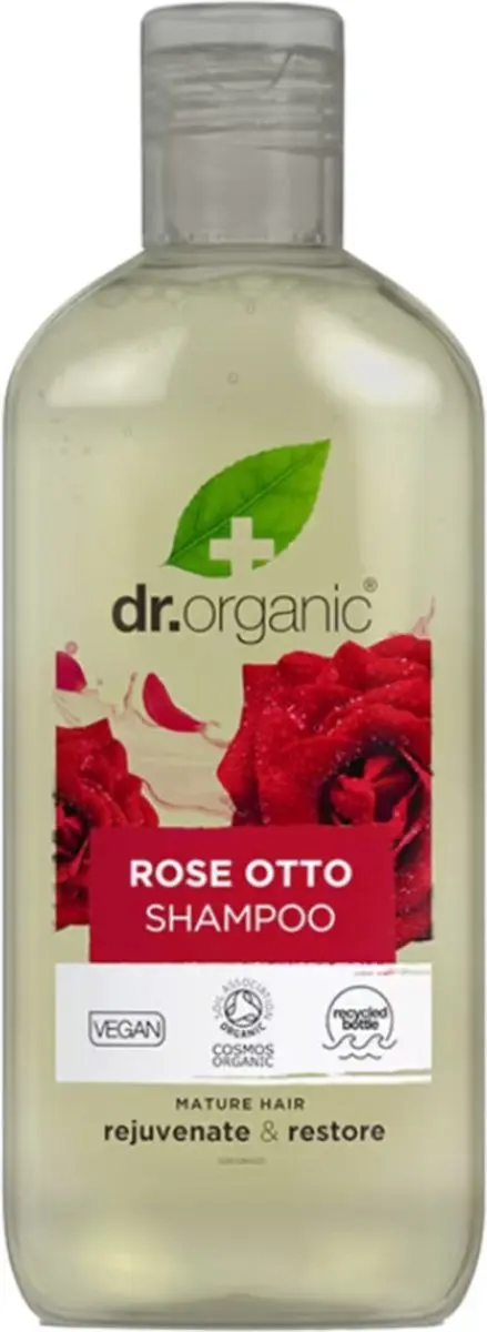Dr. Organic Rozen Shampoo 265ml - Gekleurd haar
