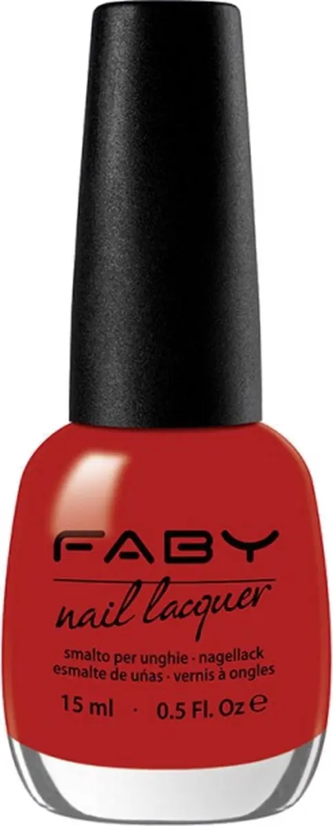FABY Vegan Nagellak Sunset Rood