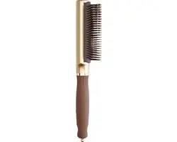 Olivia Garden Style Control Nylon Haarborstel - Goud & Bruin