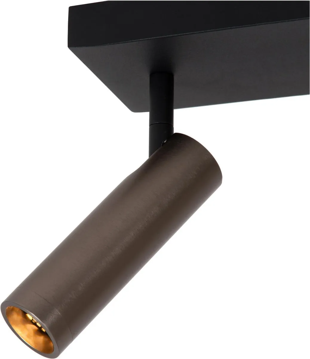 Lucide GRADO Plafondspot 2xGU10 Grijs ijzer