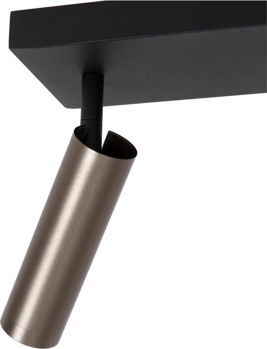 Lucide GRADO Plafondspot 2xGU10 Grijs ijzer