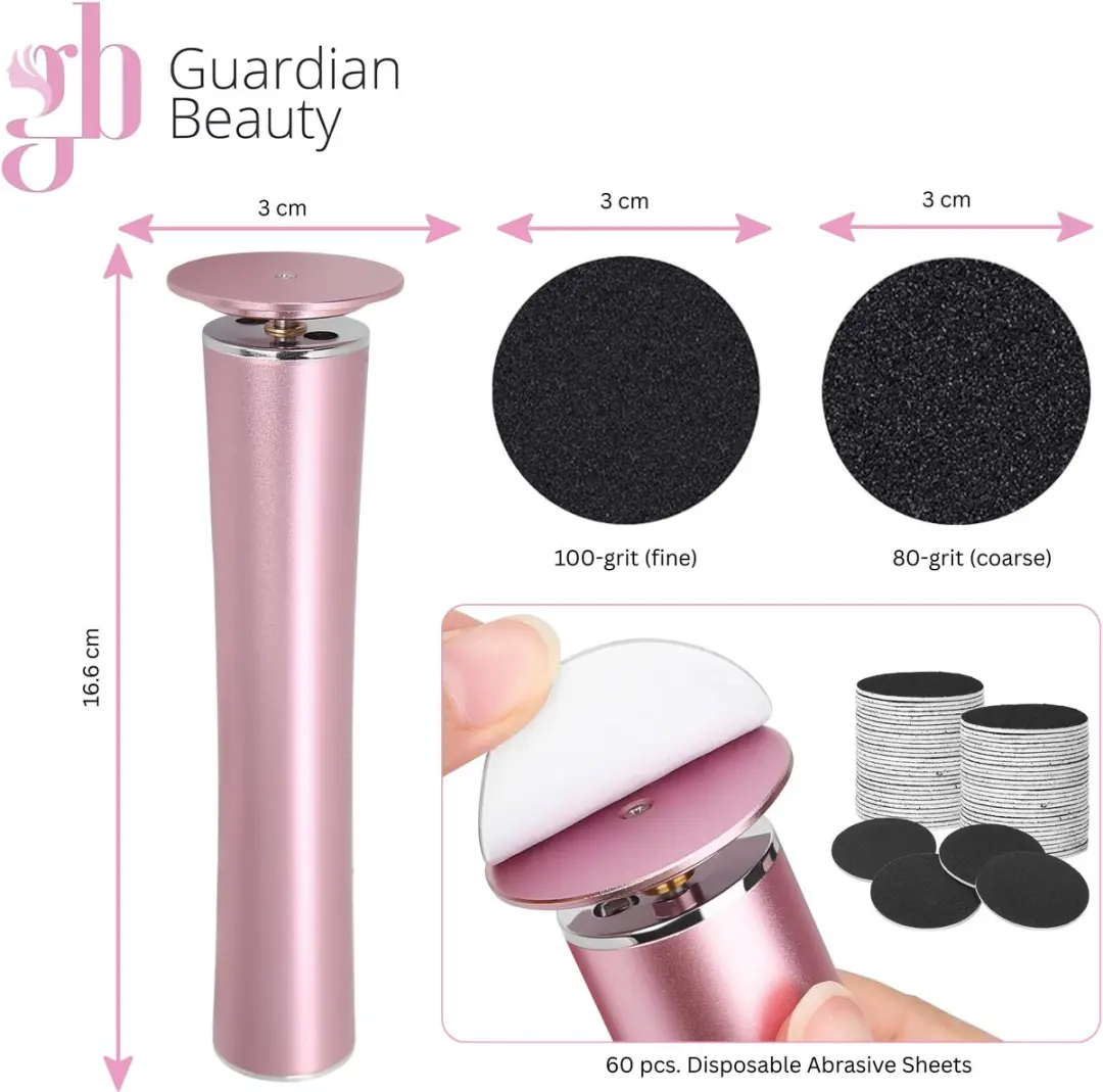 Guardian Beauty Elektrische Voetverwijderaar - Roze - afbeelding 6 van 6