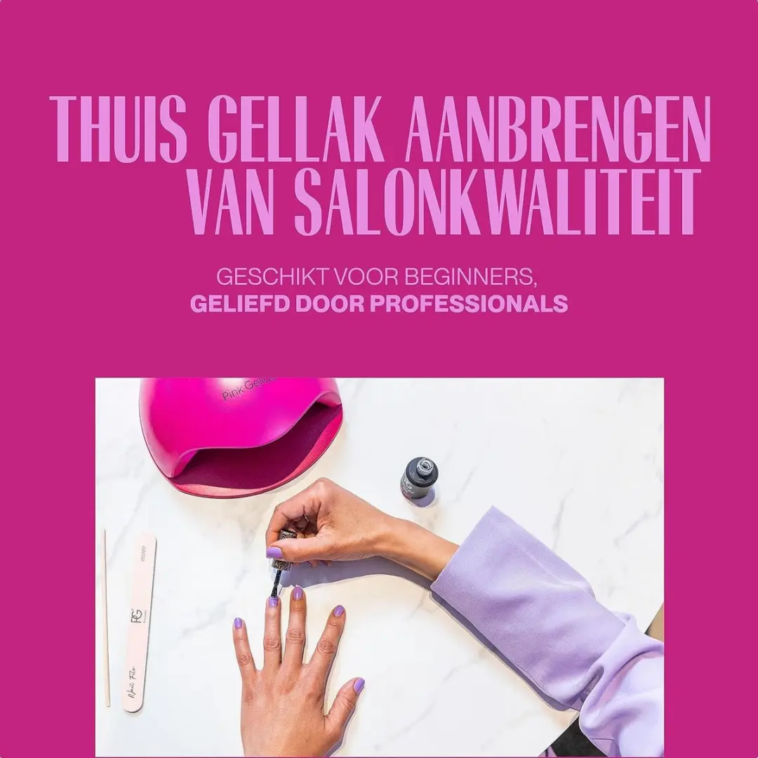 Pink Gellac Base Coat Gellak 15ml - Transparant