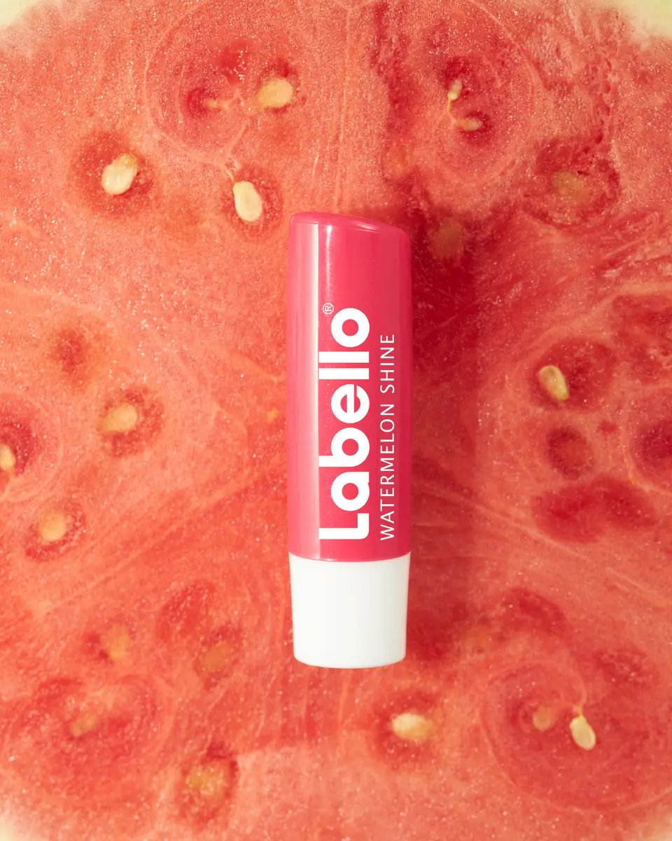 Labello Watermelon Shine Lippenbalsem - 6x4.8g Roze - afbeelding 6 van 6