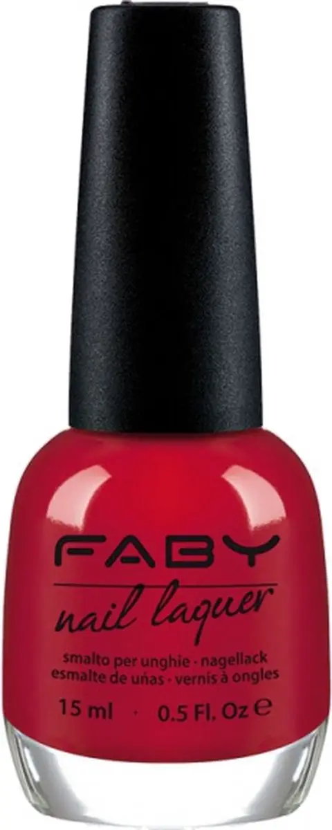 FABY Chili Potion Vegan Nagellak Rood