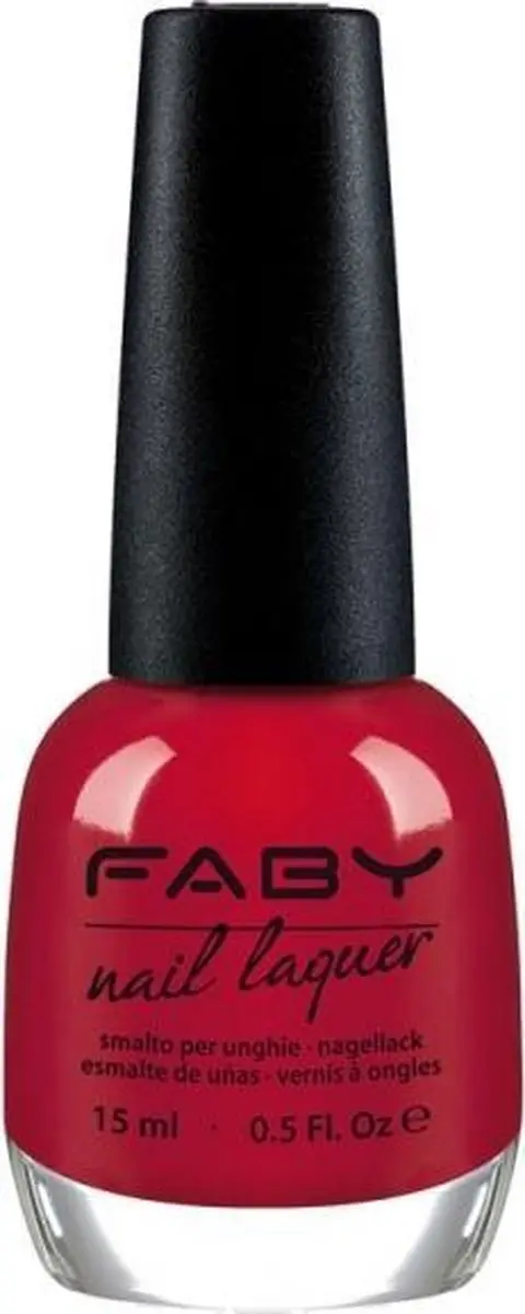 FABY Chili Potion Vegan Nagellak Rood - 15ml