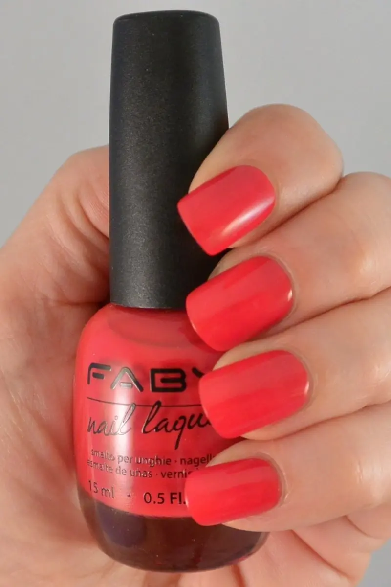 FABY Chili Potion Vegan Nagellak Rood - 15ml