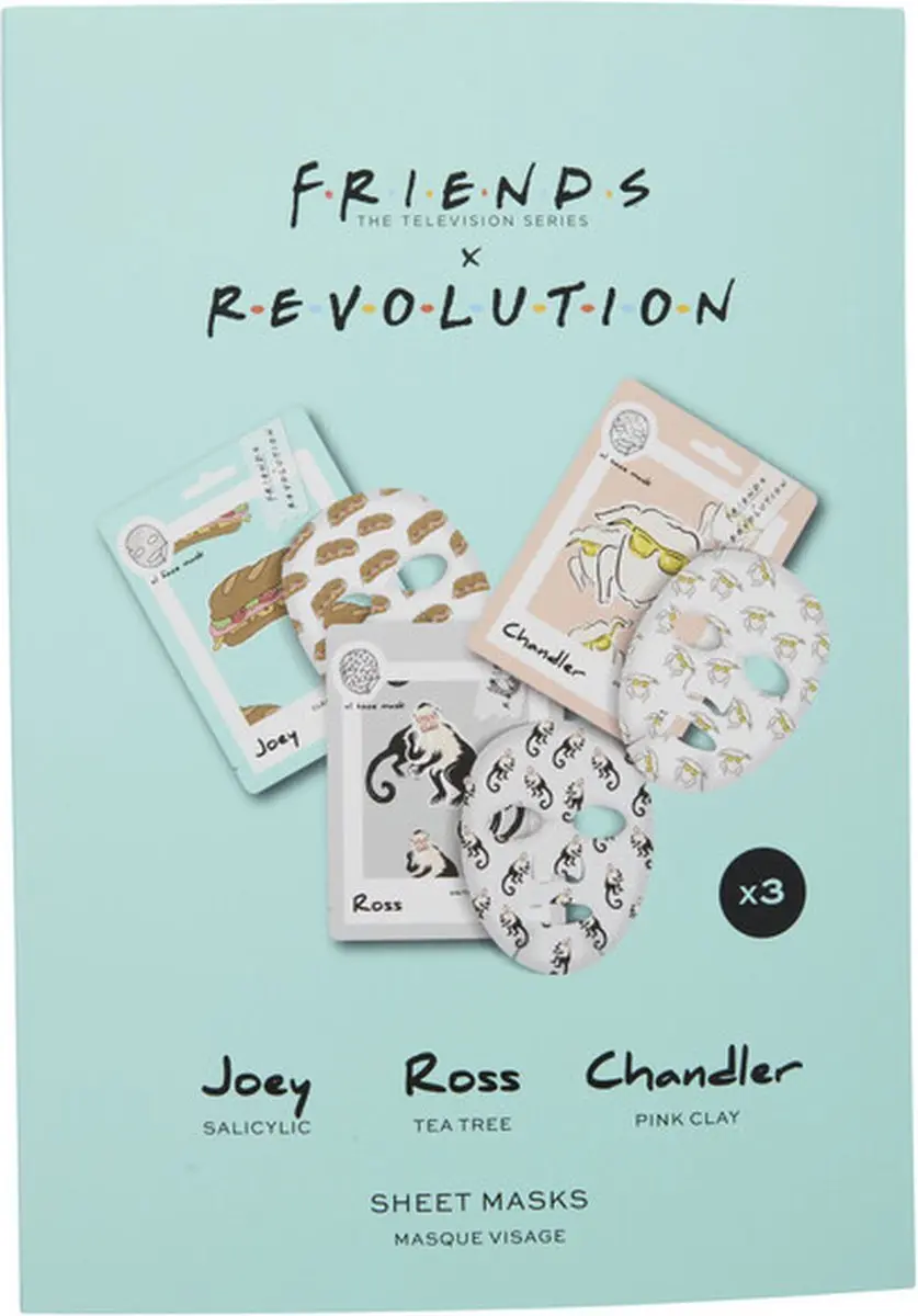 Makeup Revolution Joey Ross Chandler Sheet Mask Set