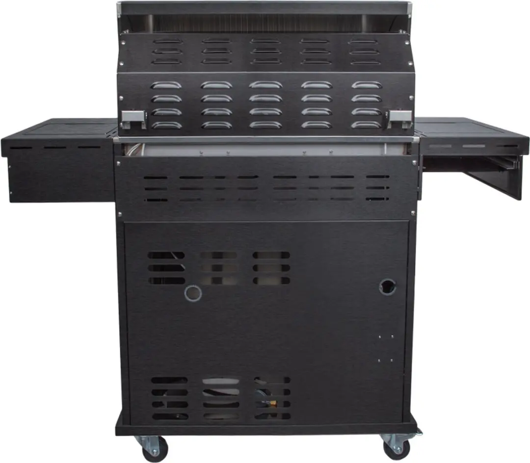 Boretti Imperatore Nero Gasbarbecue 4 Branders