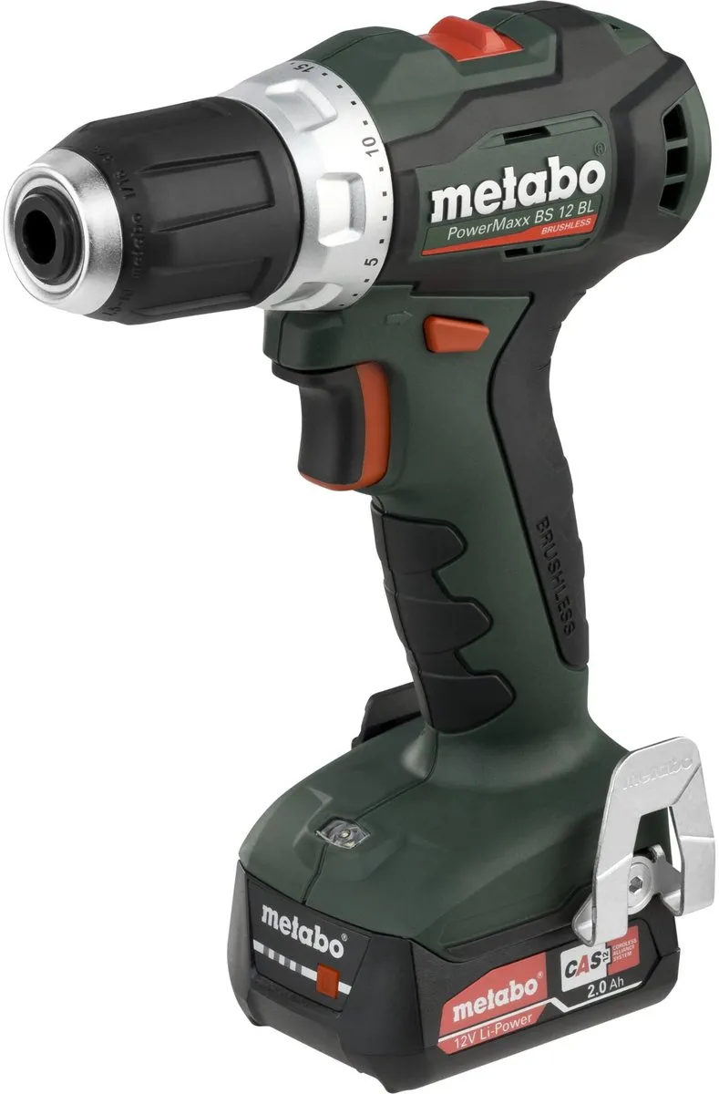 Metabo PowerMaxx BS 12 BL 601044500 Accu-schroefboormachine
