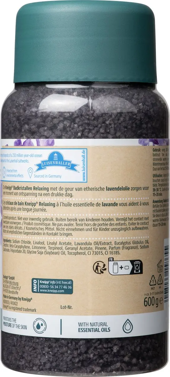 Kneipp Lavendel Badkristallen 600g
