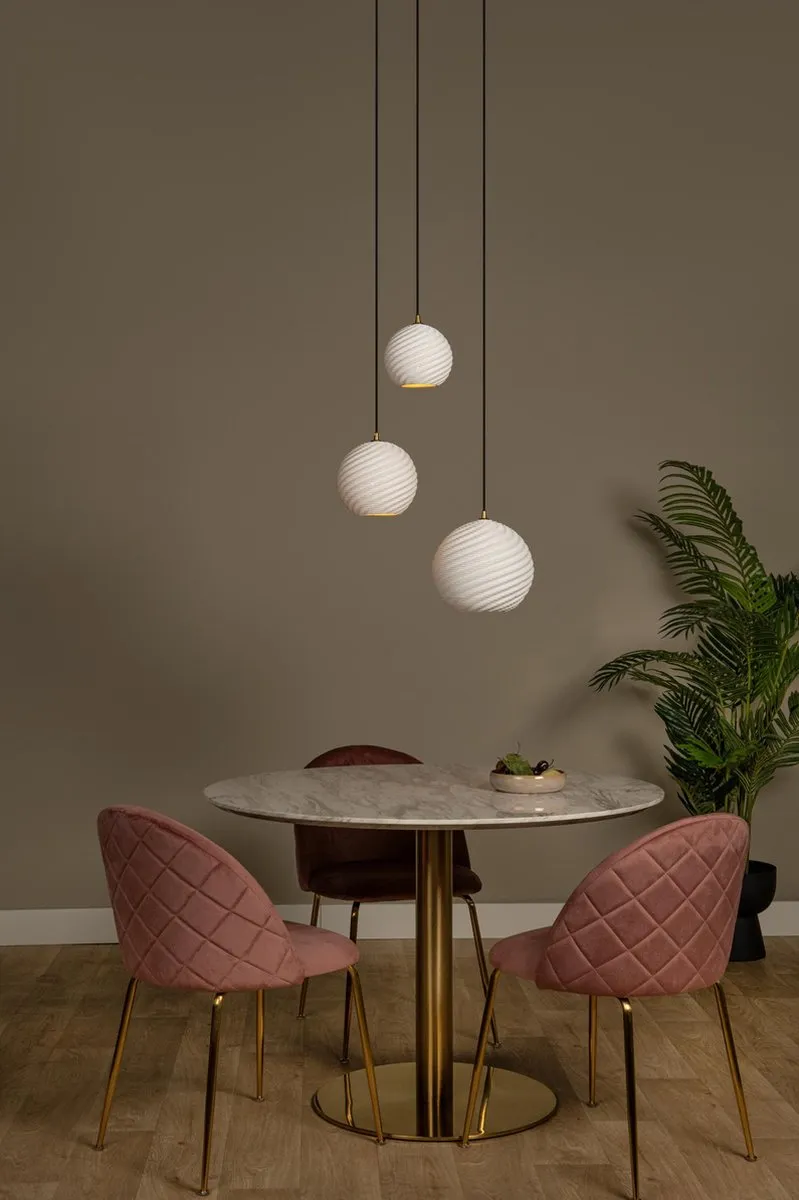 Lucide BINA Hanglamp Ø40cm - 3xE27 - Wit