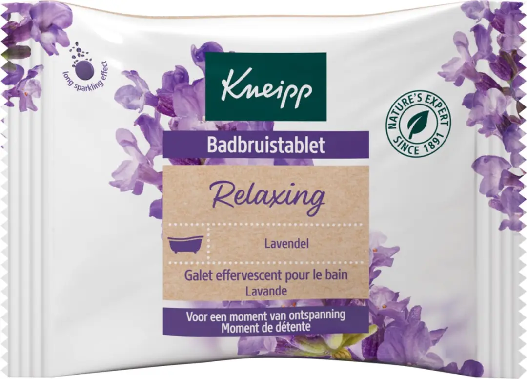 Kneipp Badbruistablet Lavendel 80g - 12 Stuks - afbeelding 6 van 6