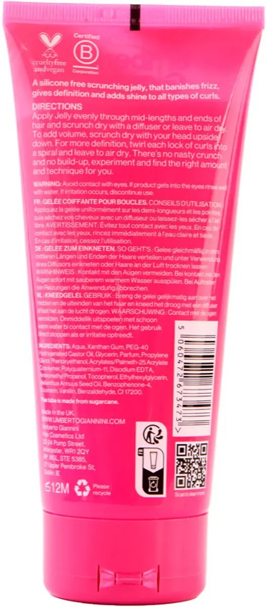 Umberto Giannini Curl Jelly Vanilla Gelato Limited Edition 200ml