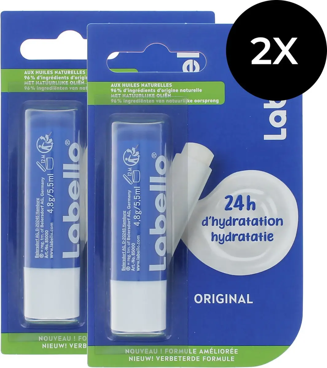 Labello Duopack Lippenbalsem Original