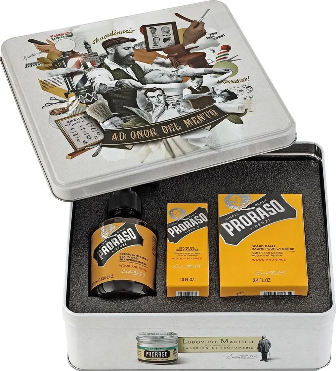 Proraso Baard Kit Wood & Spice - 3 Stuks 330ml