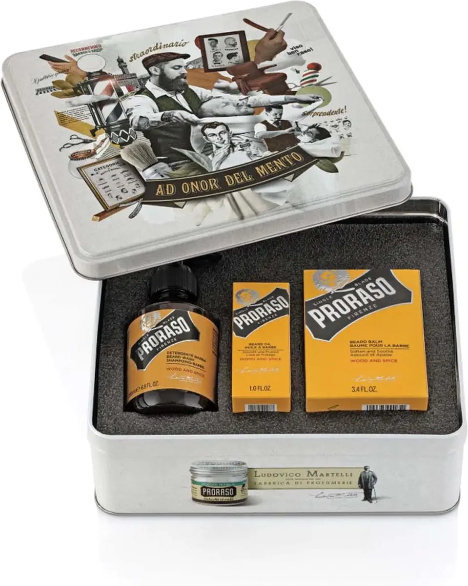 Proraso Baard Kit Wood & Spice - 3 Stuks 330ml