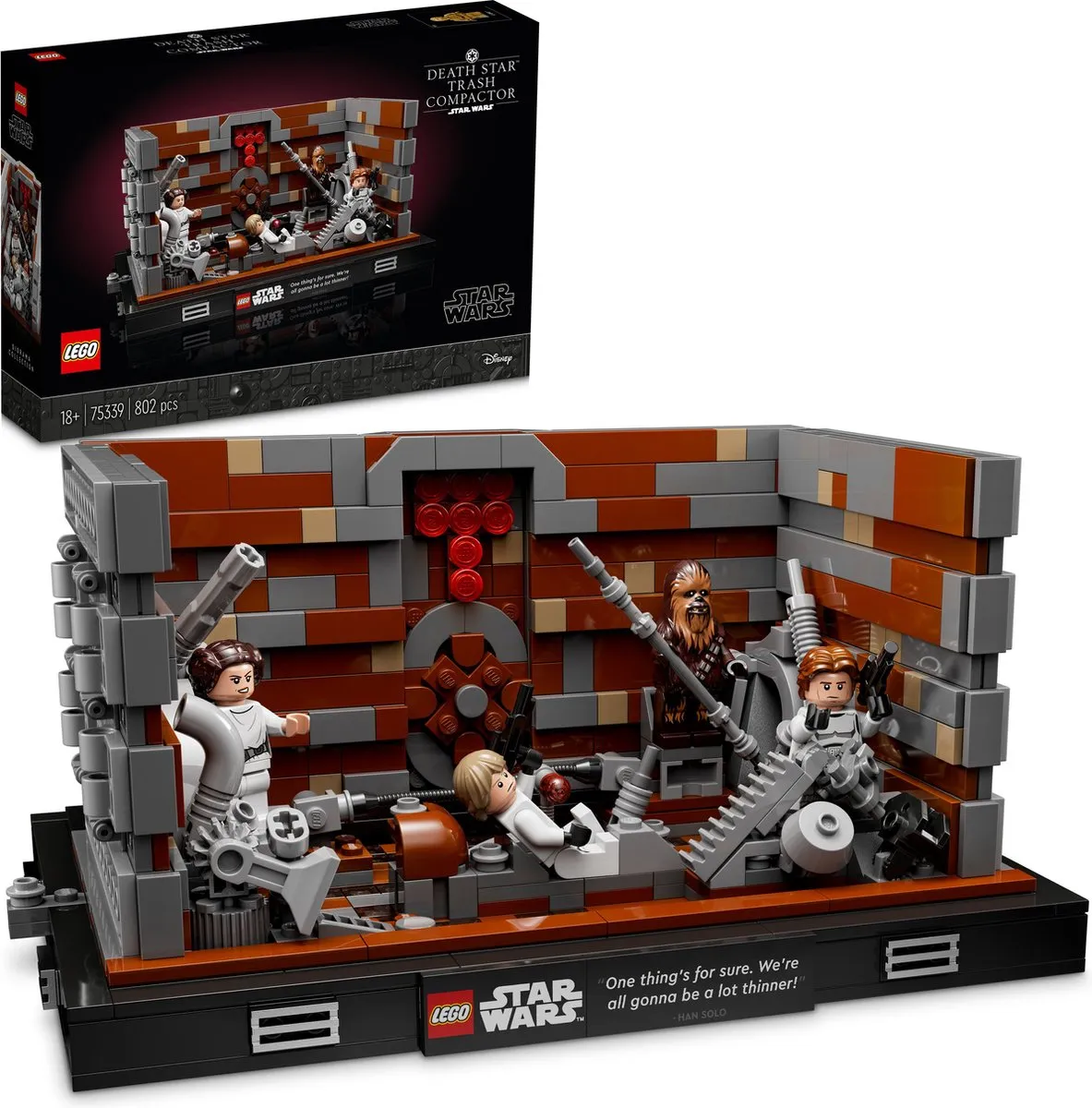 LEGO Death Star Afvalpers Diorama 75339 - 802 Stukken - afbeelding 4 van 6