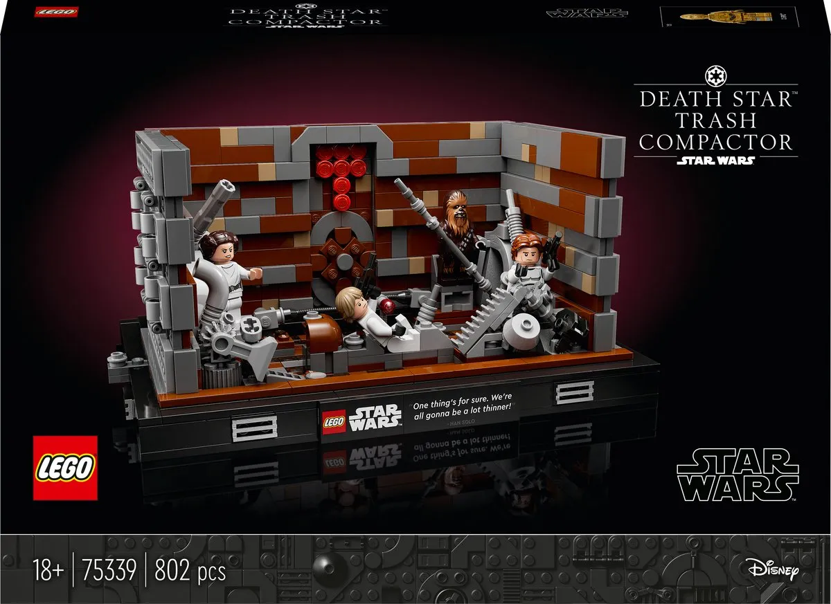 LEGO Death Star Afvalpers Diorama 75339 - 802 Stukken - afbeelding 3 van 6