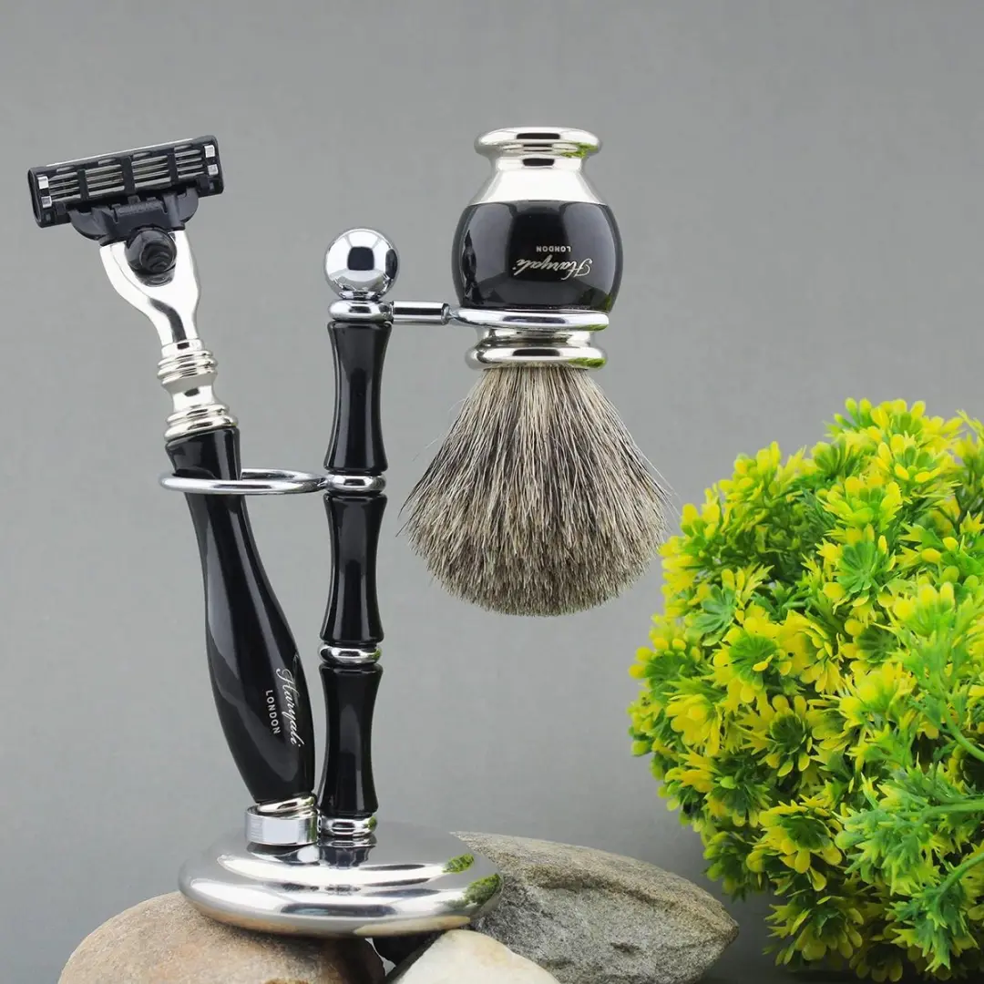 Haryali London Complete Scheerset - 5-delig - Zwart - afbeelding 6 van 6