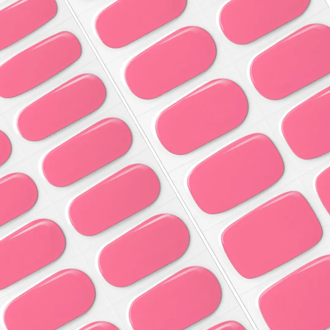 Pink Gellac UV Nagelstickers Coral Charm - 20 Stuks