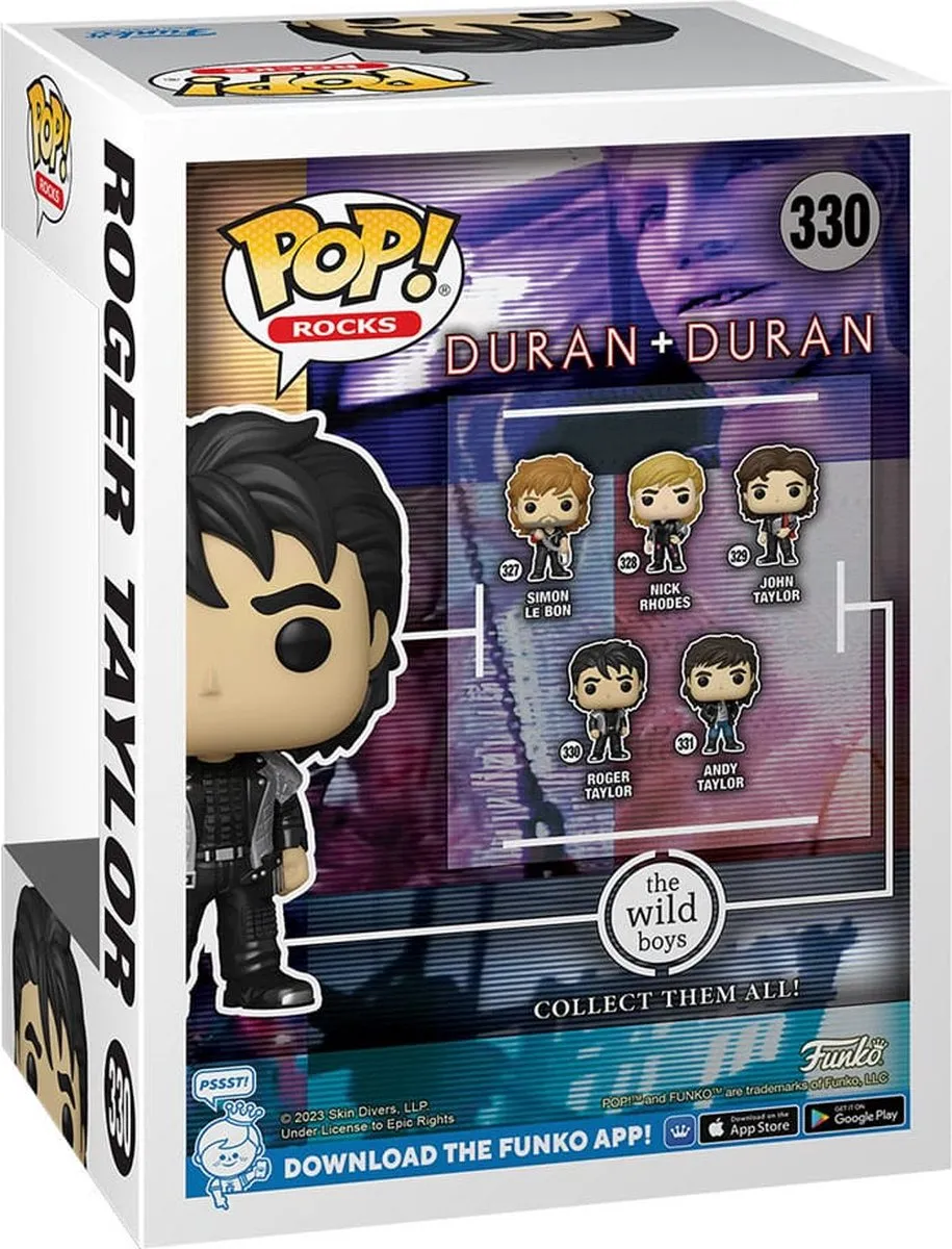 Funko POP! Rocks Wild Boys Rodger Duran Duran - Verzamelfiguur - 9cm - Multicolours