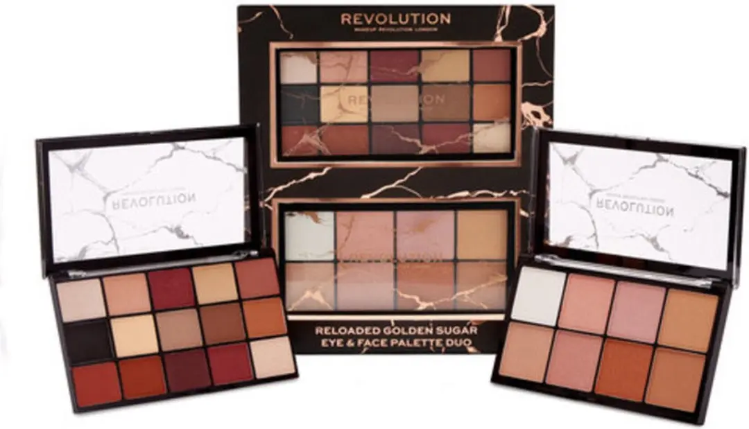 Makeup Revolution Reloaded Golden Sugar Oog & Gezicht Palette