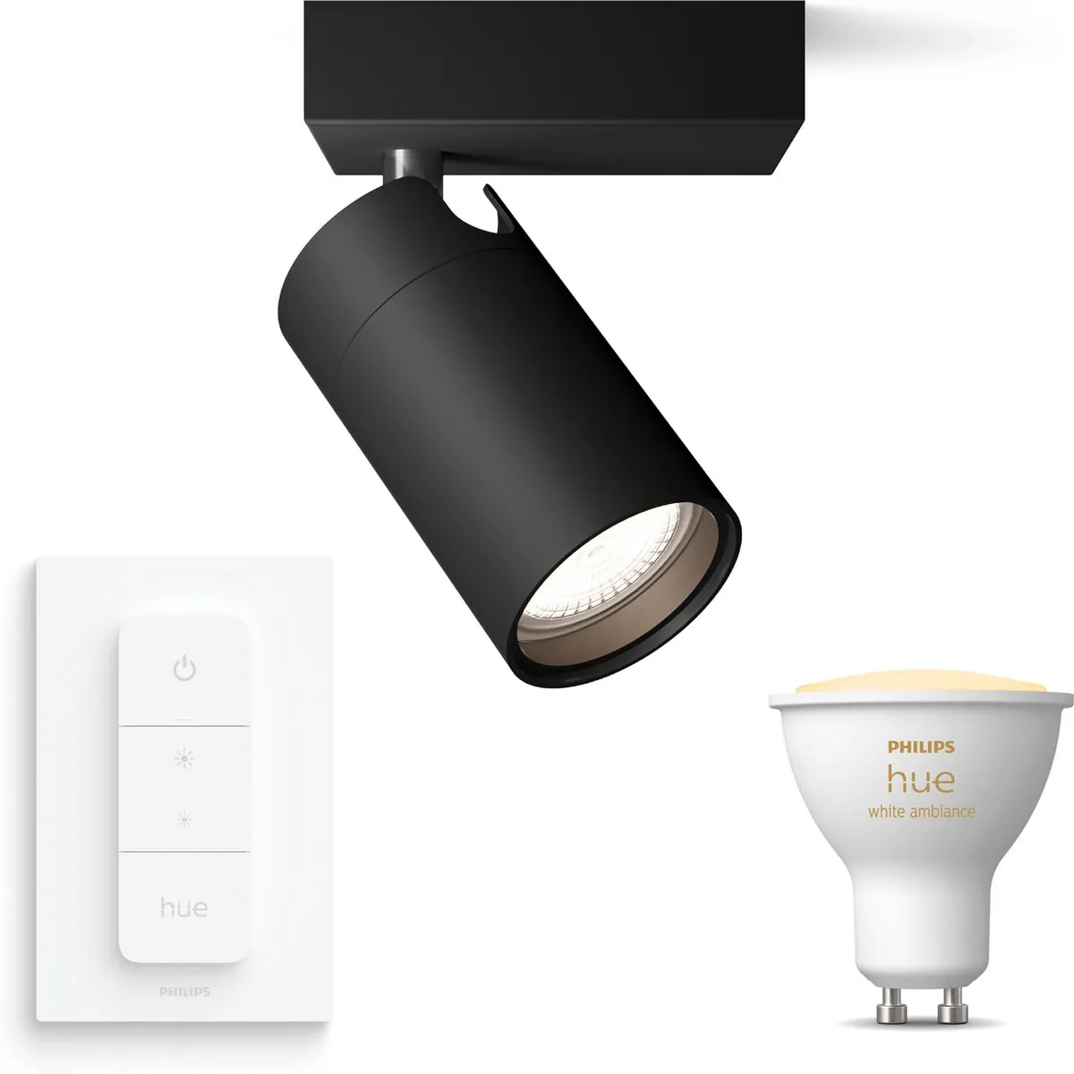 Philips Hue Idris Opbouwspot Zwart
