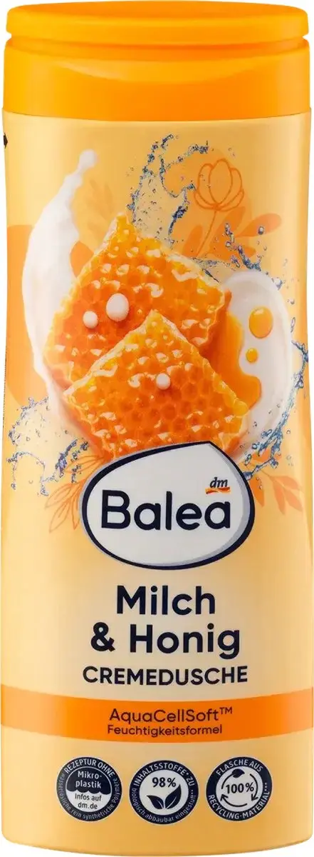 Balea Douchegel Melk & Honing 300ml