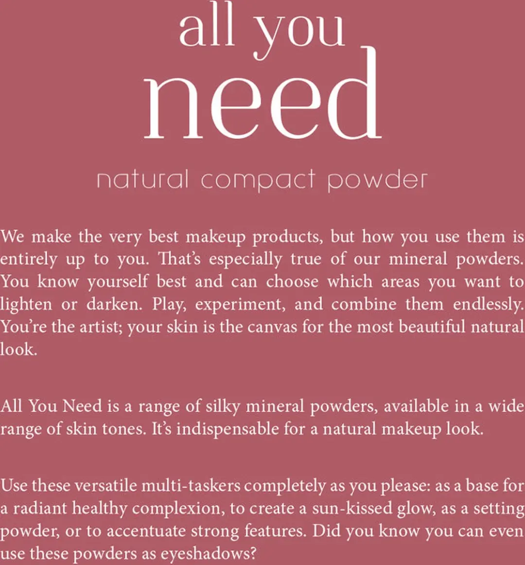 RainPharma All You Need Dare Minerale Make-up - 13g - Vegan Blush & Foundation